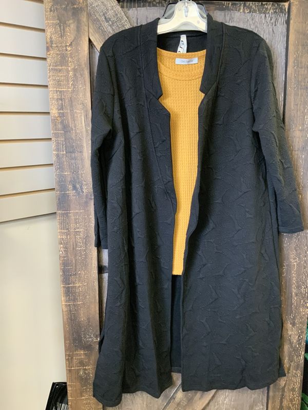 INTRA RESC ETC DUSTER EMBOSSED BLACK O/S