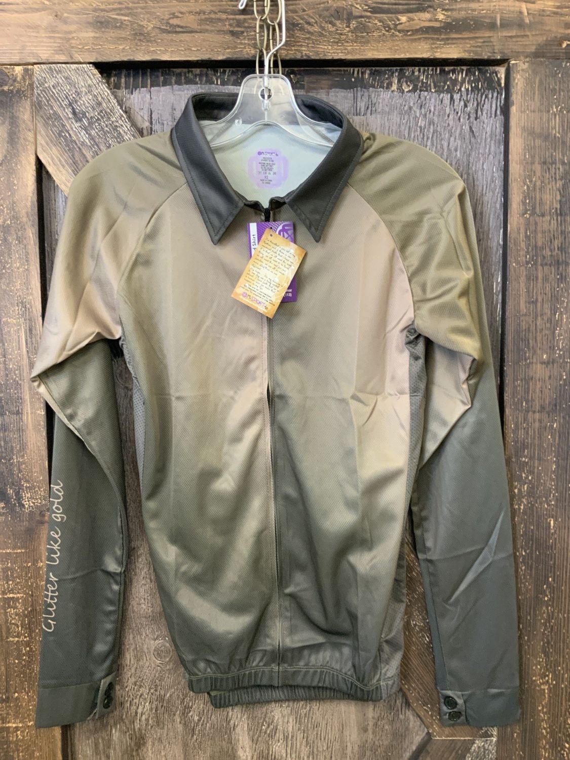 M-SPORT-6 GOLD LADIES SHIRT L