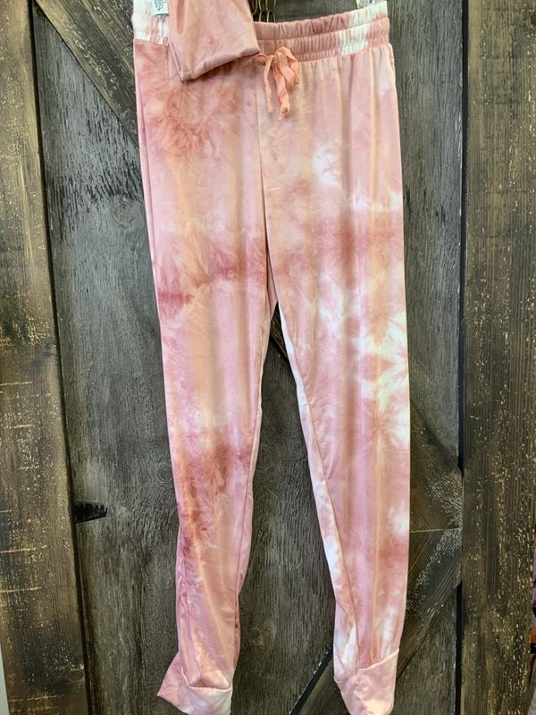 HELLO MELLO LOUNGE BLUSH JOGGERS
