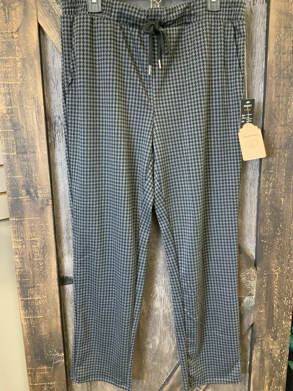 INTRA RESC ROBERT LOUIS PONTE KNIT PANT BLK/GRY 1X