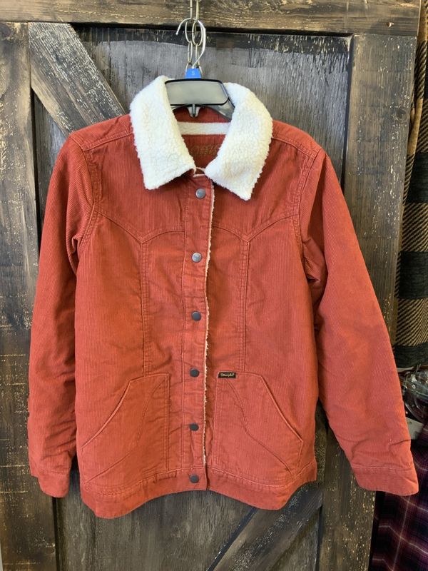 WOMEN’S WRANGLER WESTERN RETRO RUST PREMIUM JACKET
