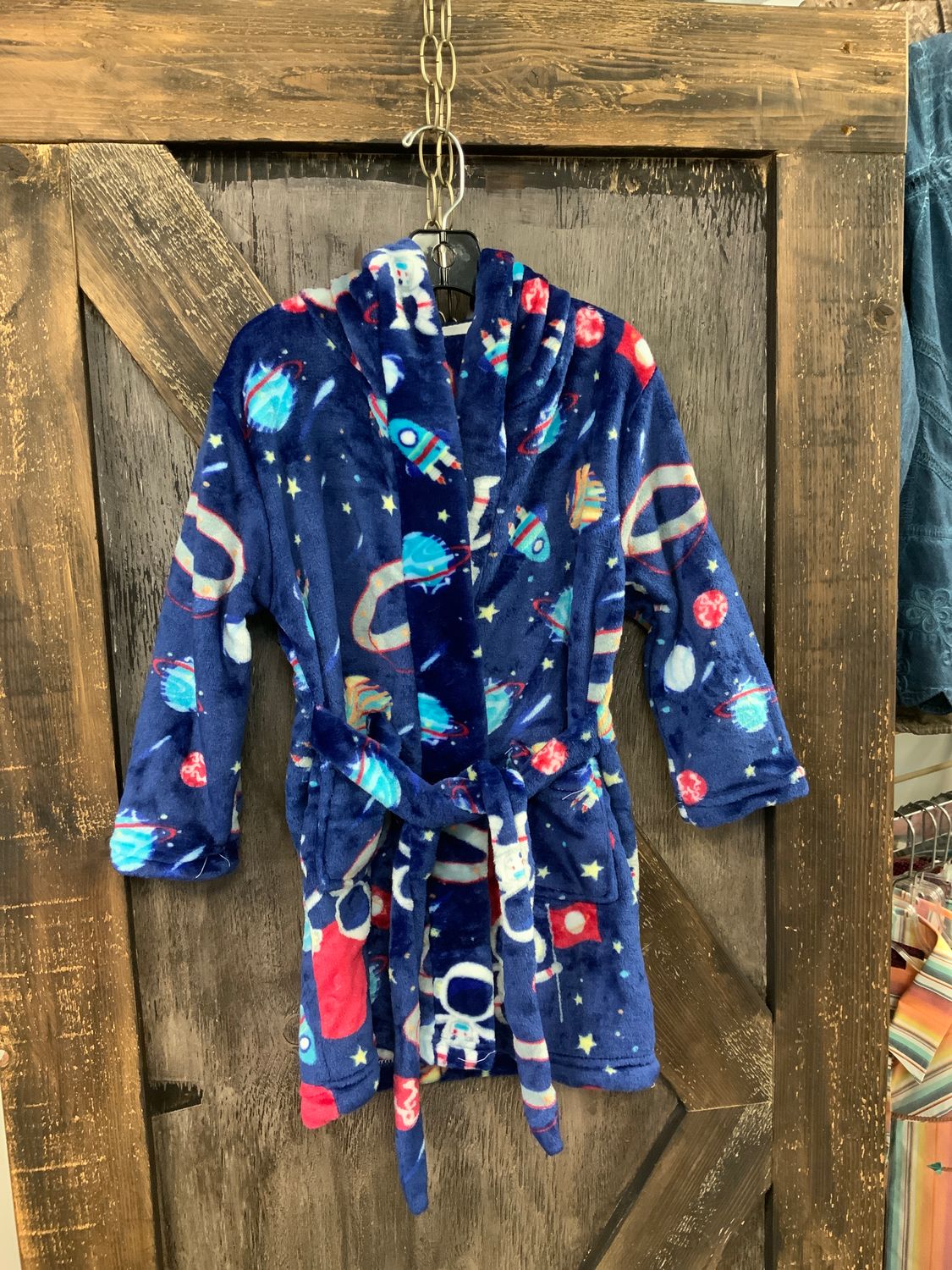 SPACE PRINT HOUSECOAT, Size: S