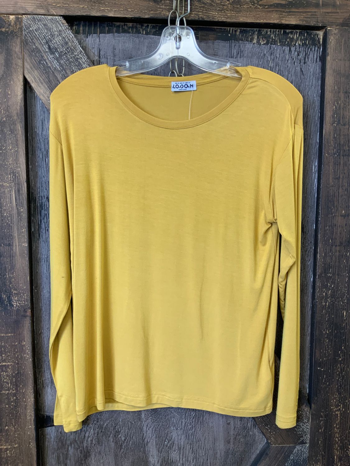 LADIES L/S MUSTARD TSHIRTS, Size: S