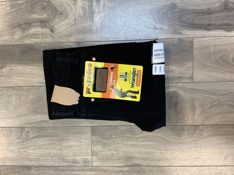 WRANGLER BOYS BLACK JEAN  13MWBBK  10REG