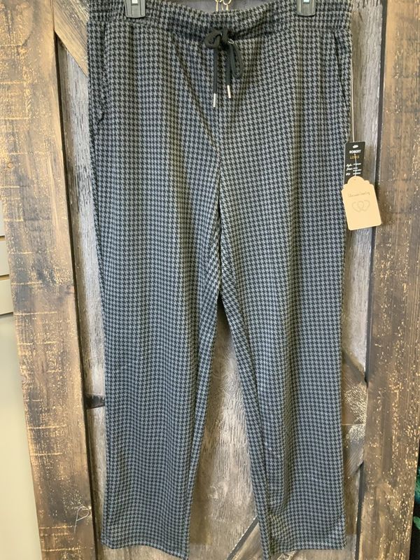 INTRA RESC ROBERT LOUIS PONTE KNIT PANT BLK/GRY 2X