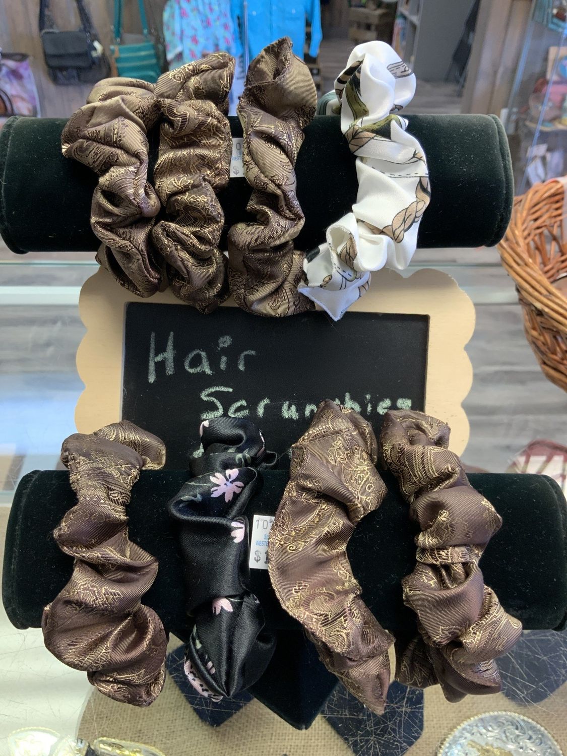 Hair scrunchies