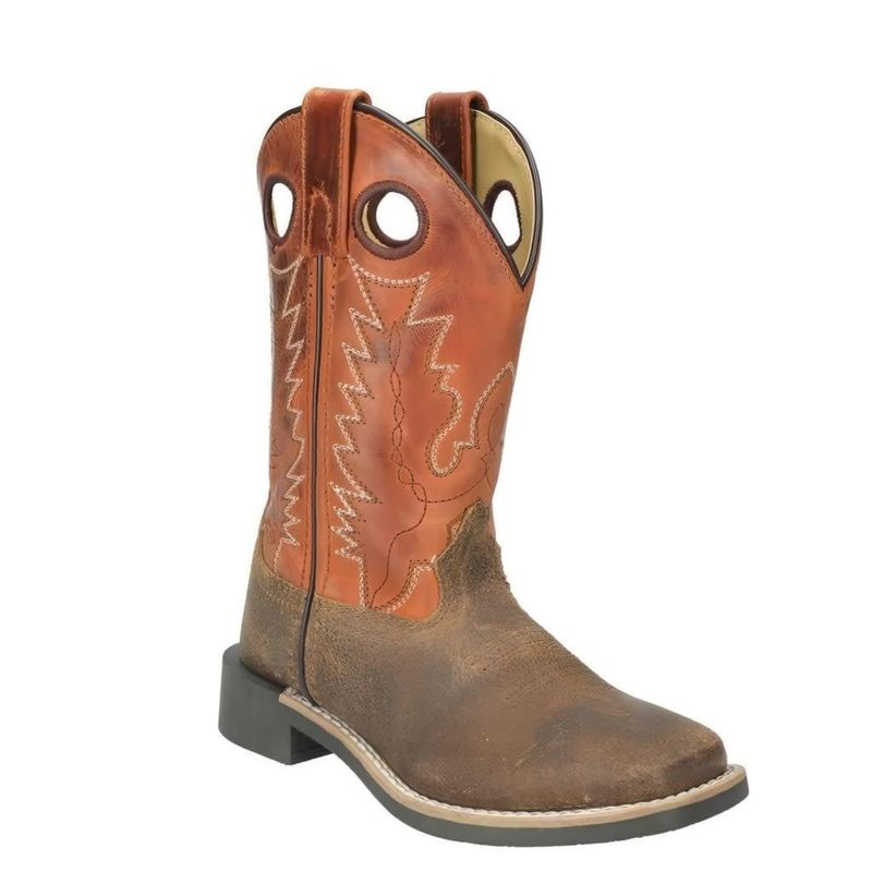 YOUTH SMOKY MOUNTAIN BOOTS BROWN/BURNT ORANGE