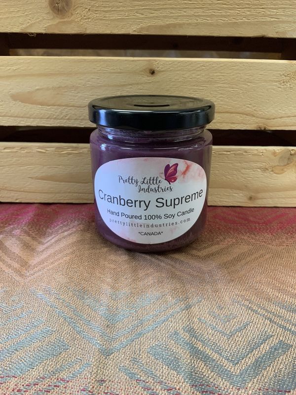 PRETTY CRANBERRY SUPREME CANDLE