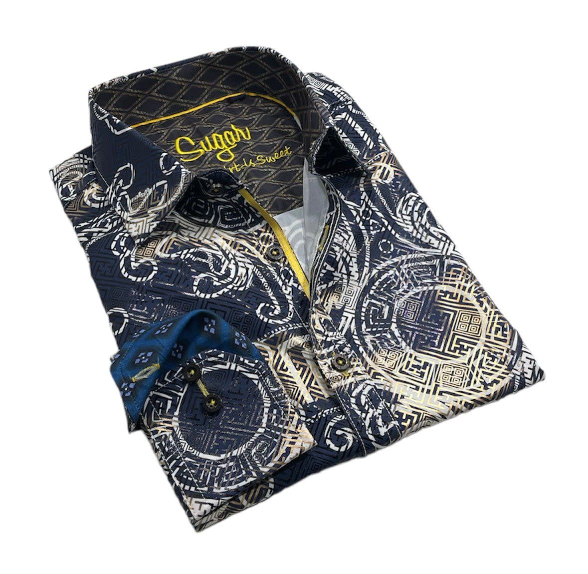 MEN’S L/S LIEBE BUTTON MIDNIGHT Sm
