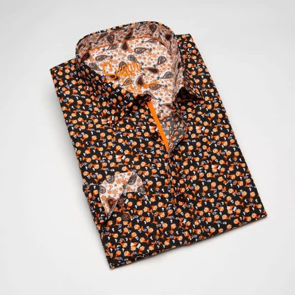 MEN’S L/S VENTURA BUTTON DRESS SHIRT CAVIAR Xl