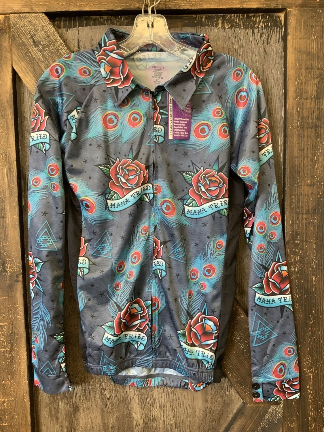 M-SPORT-6 MAMA TRIED LADIES SHIRT Xs