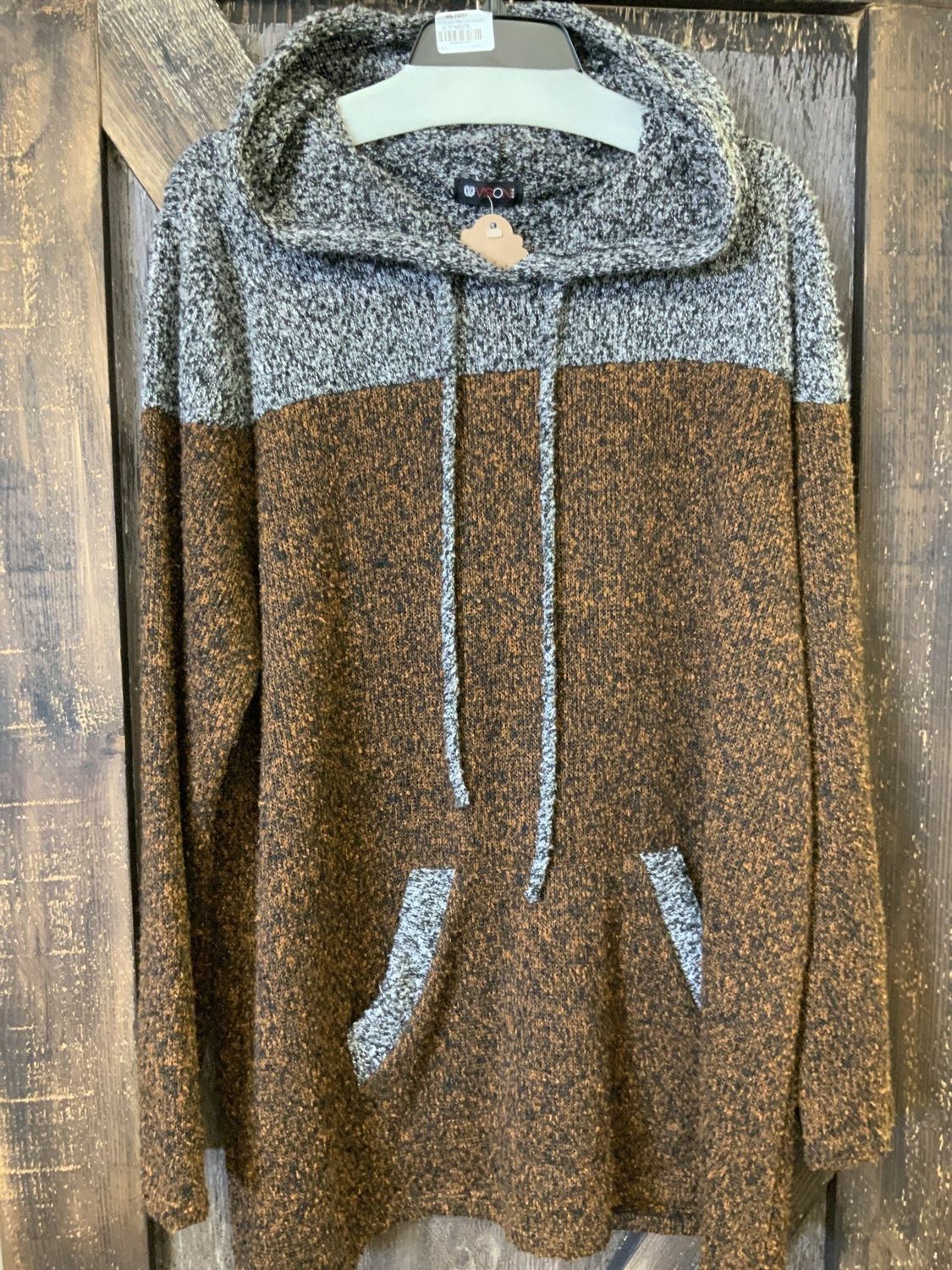 INTER RESC VISION COLORBLOCK HOODED COPPER 2Xl