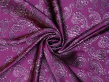 PLUM PAISLEY WILD RAG 36x36