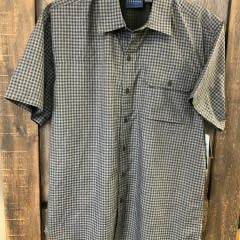 ICEBURG MEN’S S/S SHIRT CHARCOAL Med