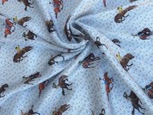 HORSES AND HORSESHOES WILD RAG 20X20