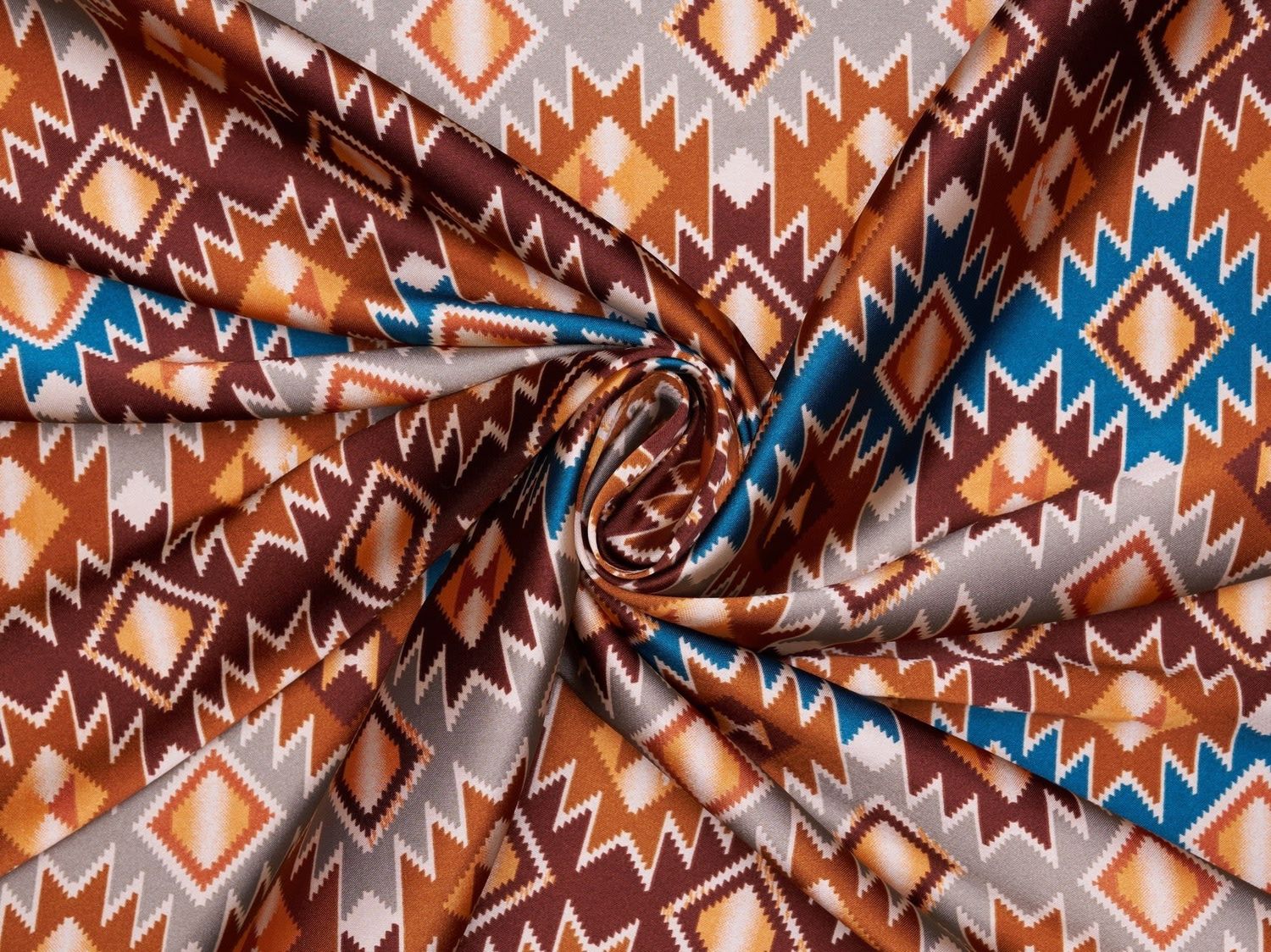 MAYAN SUNSET TRIBAL PRINT WILD RAG 36X36