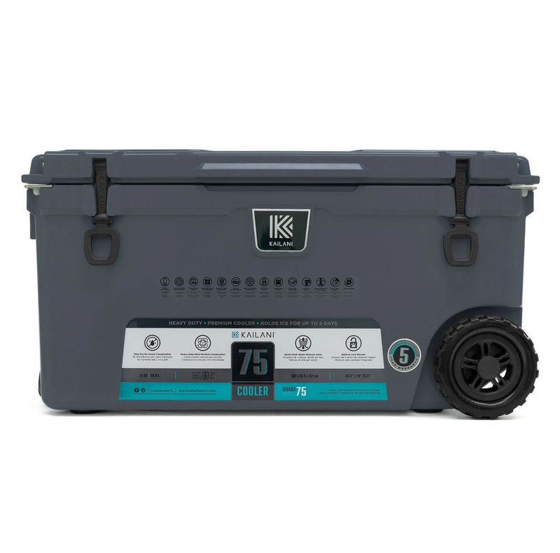 KAILANI COOLER SHAKA 75 COOLER GRAY