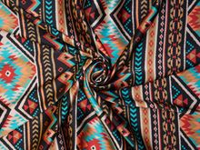 AZTEC BLACK WILD RAG 36x36