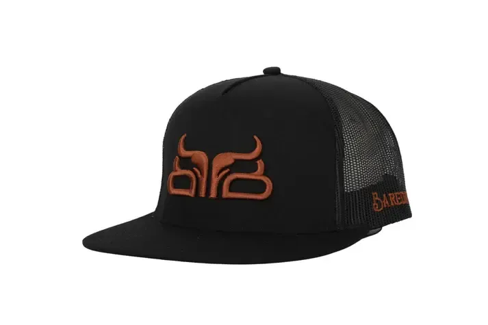 BAREDOWN BLACK/COPPER FLAT BIKLKL HAT