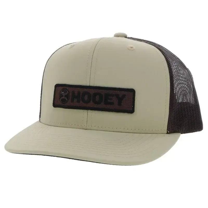 HOOEY LOOK-UP TAN/BROWN RECTANGLE PATCH 2213T-TNBR