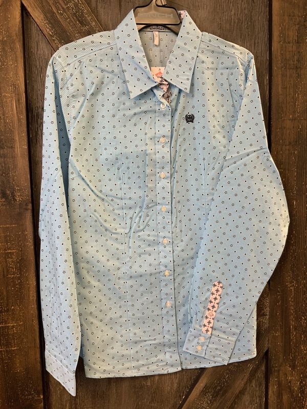 LADIES L/S CRUEL BLUEPRINT SHIRT Xxl