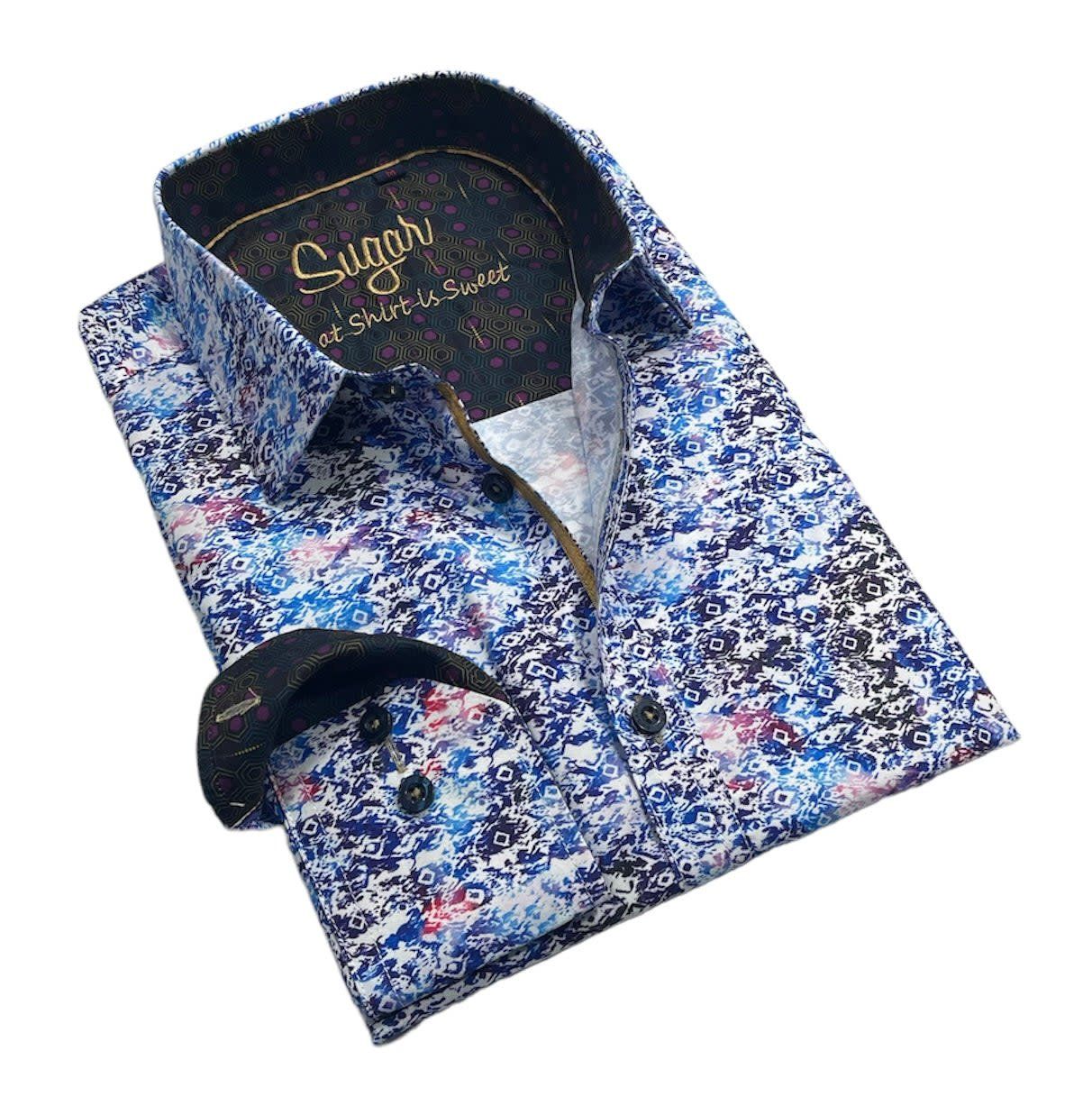 MEN’S L/S SIERRA BUTTON IRIS Xl