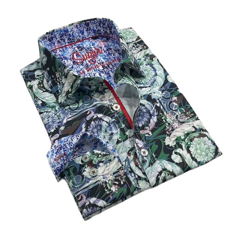 MEN’S L/S ROLSTON BUTTON CAVIAR Med