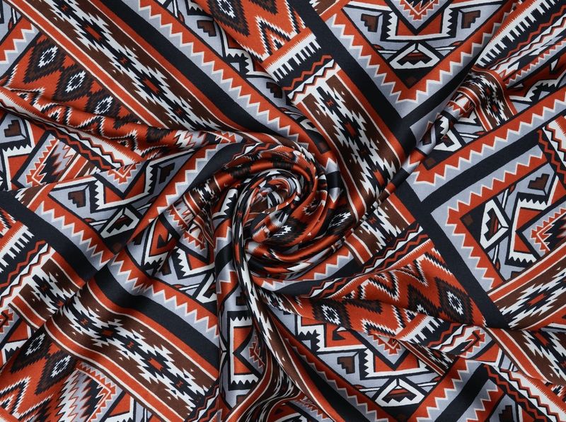 WESTERN TRIBAL PRINT WILD RAG 36X36
