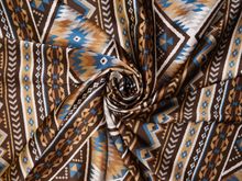 BROWN AZTEC WILD RAG 42x42