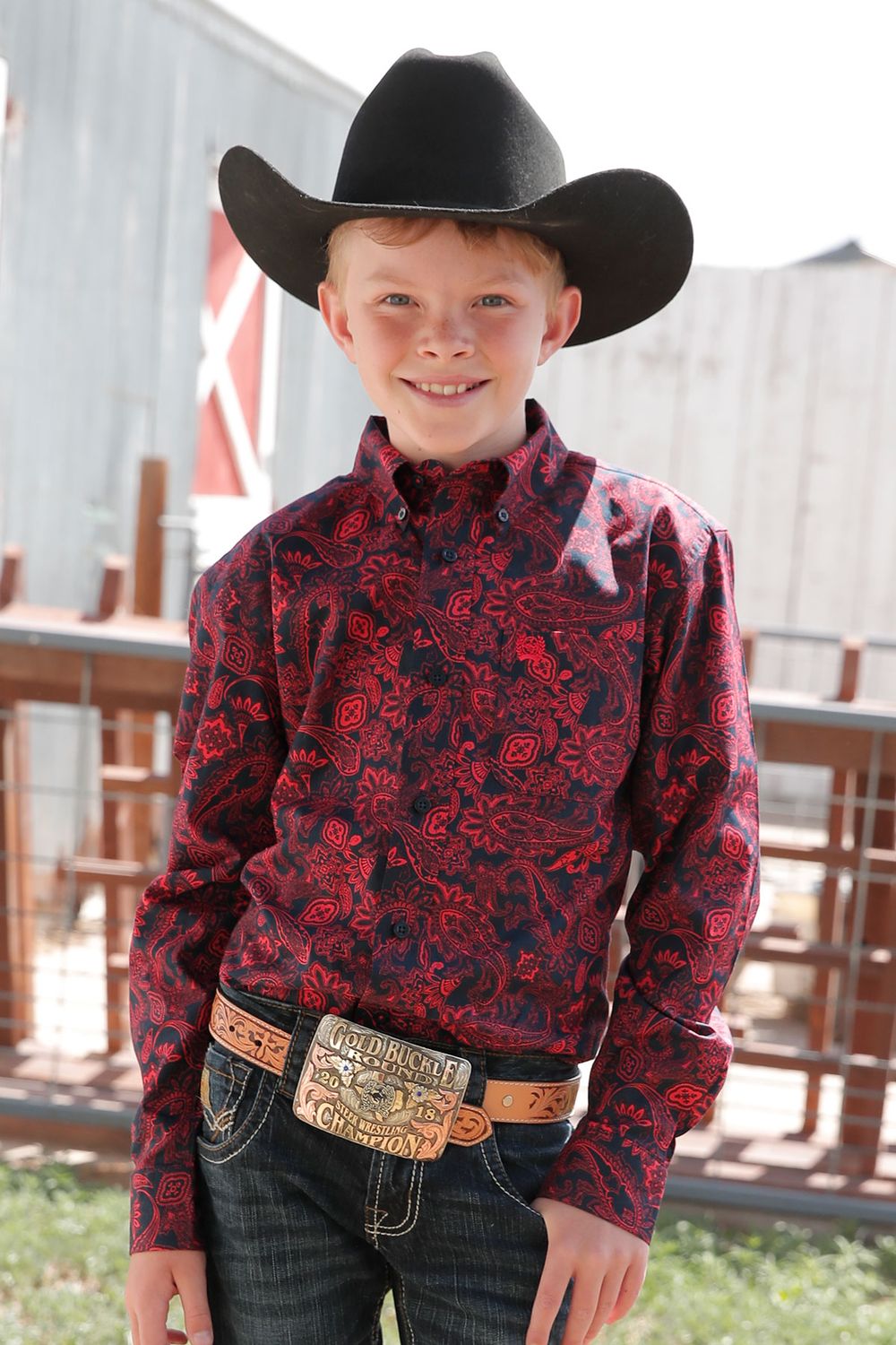CINCH BOY’S L/S SHIRT