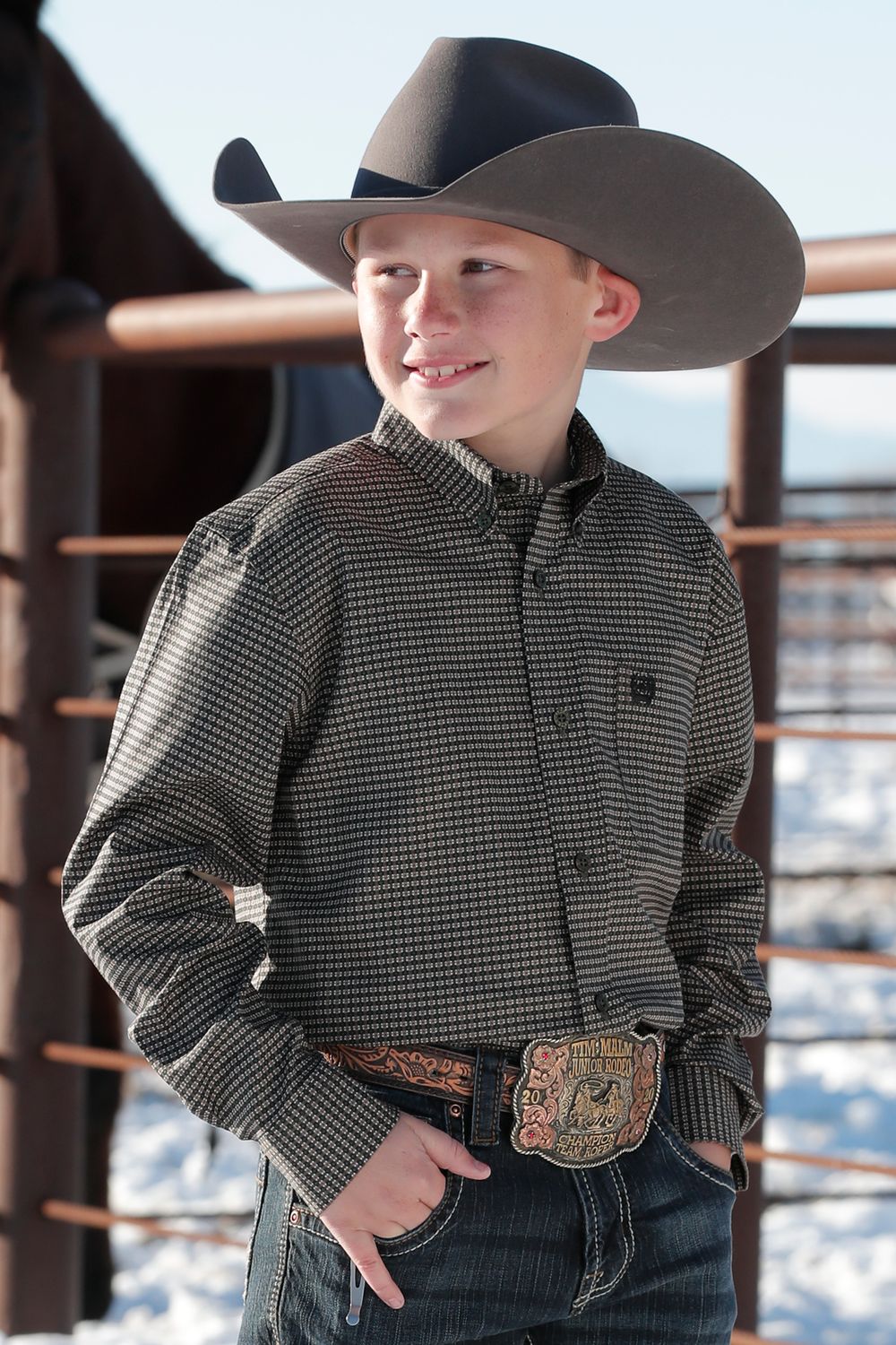 CINCH BOY’S L/S SHIRT