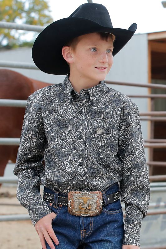 CINCH BOY’S L/S SHIRT