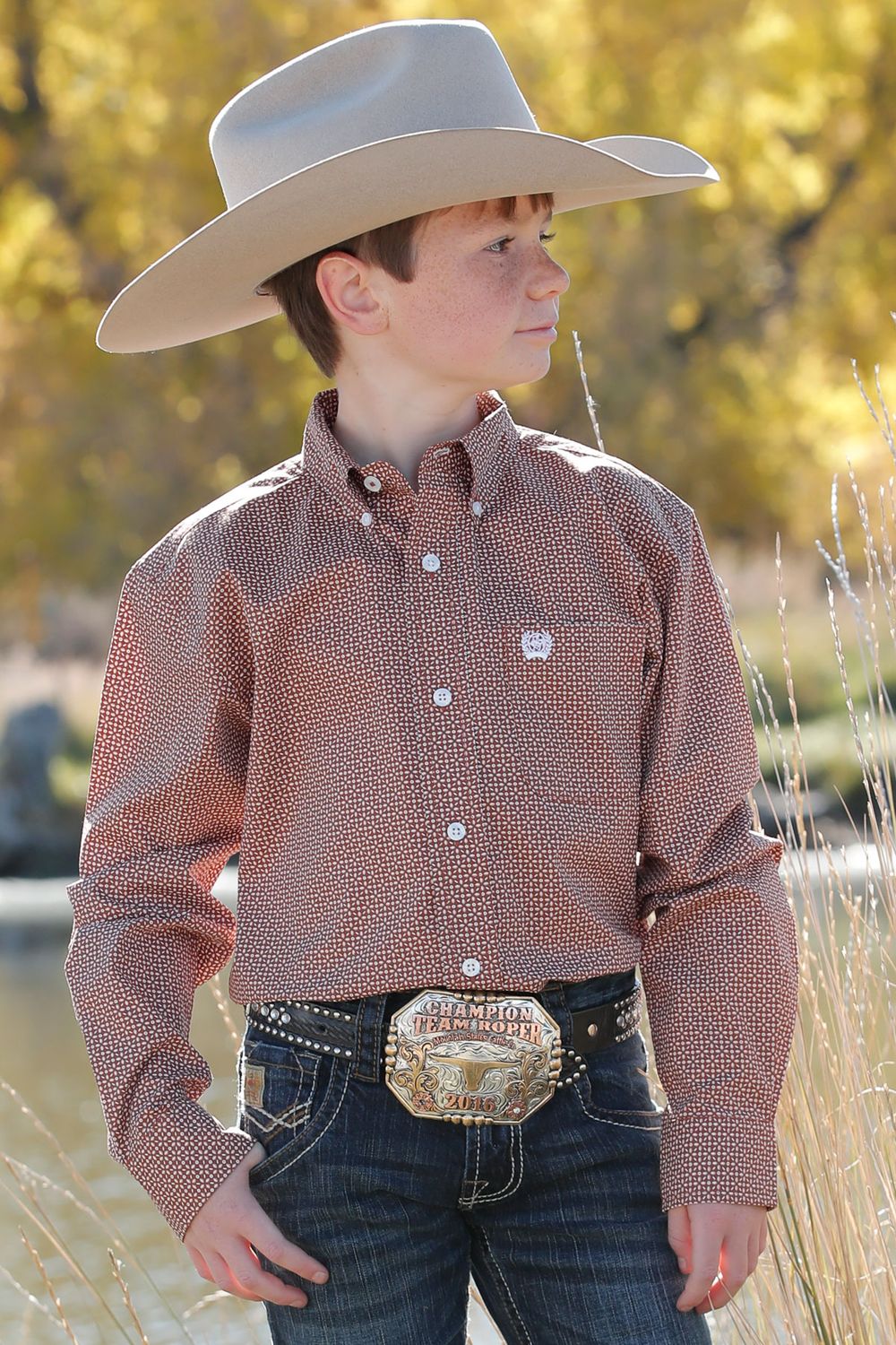 CINCH BOY’S L/S SHIRT