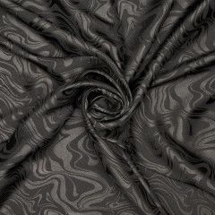 BLACK WAVES WILD RAG, Size: 18 x 18