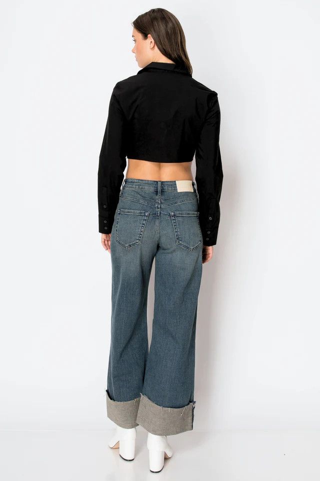 ARTEMIS UTRA HIGH RISE A-WIDE, Style: AT2061WDMT, Size: 3, Color: Med Wash