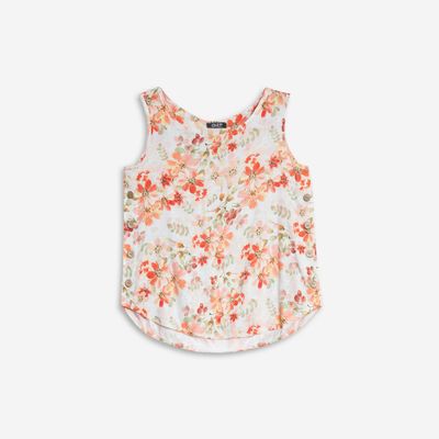 DEVIA LADIES SLEEVELESS FLORAL TOP