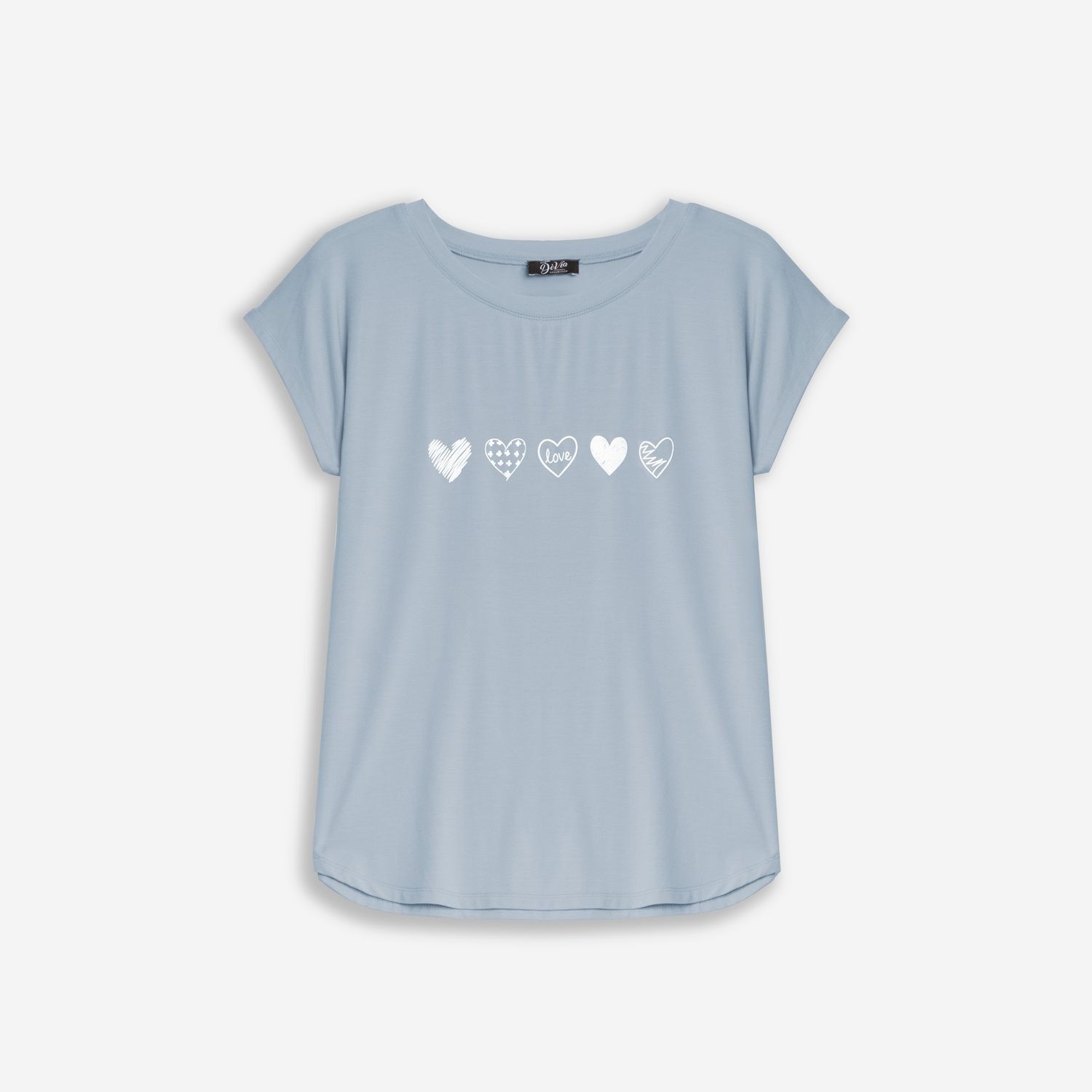 DEVIA LADIES TOP, Color: Sky Blue, Size: Sm