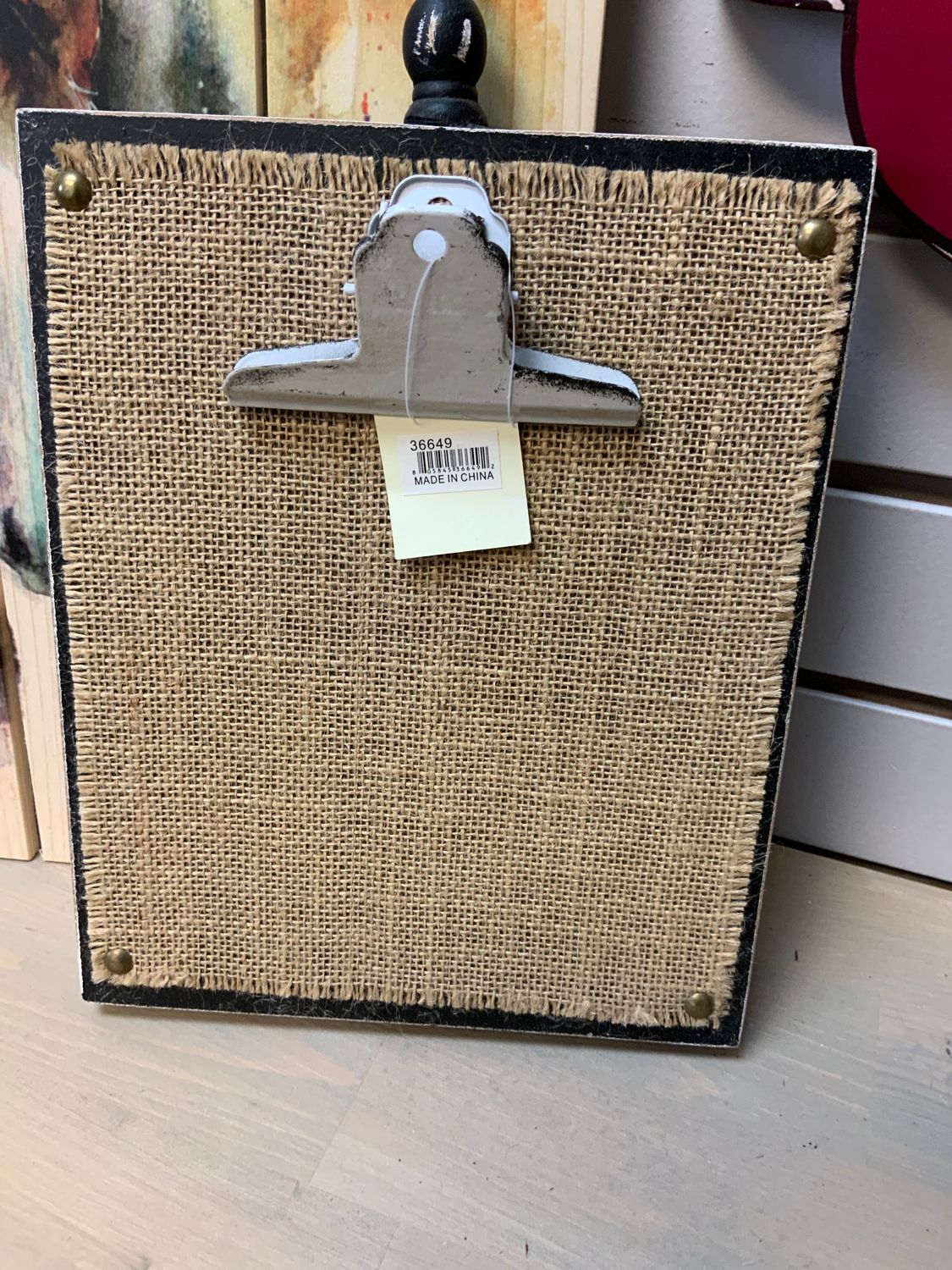 CJ PHOTO CLIP BOARD, Style: PHOTO CLIP BOARD