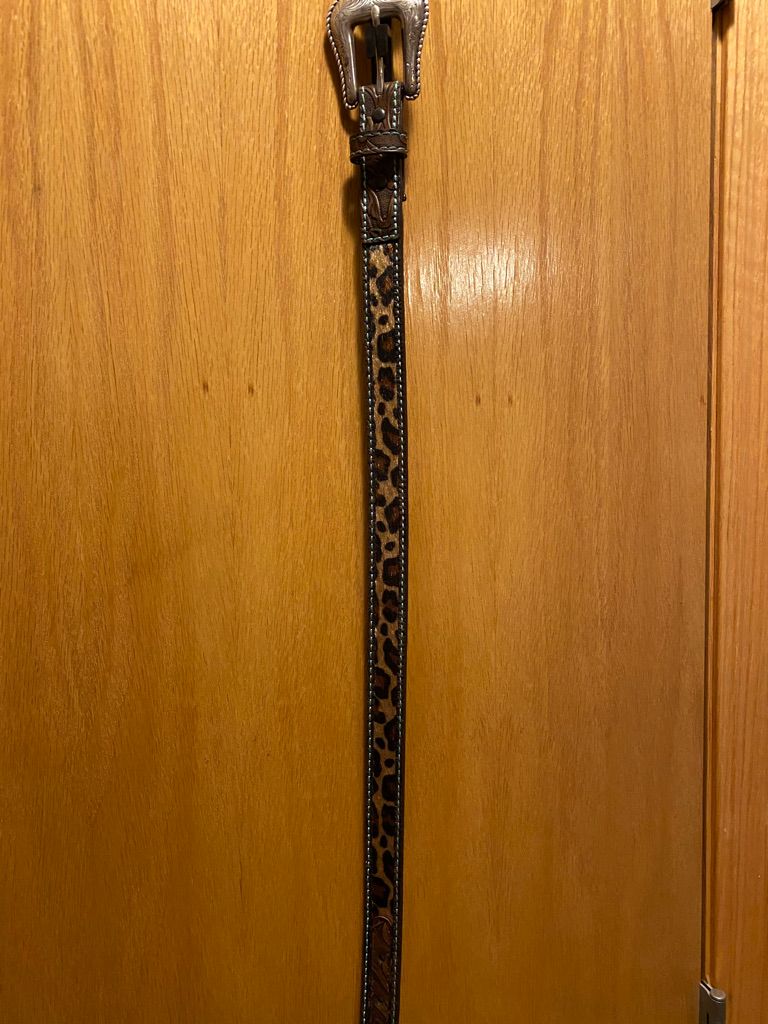 M&amp;F KIDS LEOPARD BELT, Size: 22