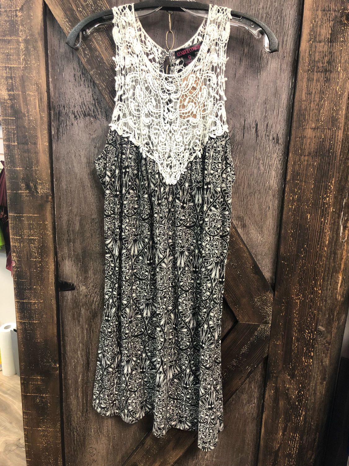 ROCK&amp;ROLL COWGIRL LADIES SLEEVELESS DRESS, Size: S