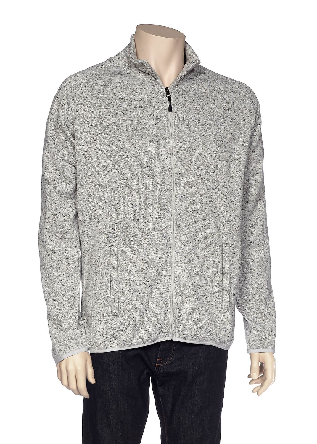 STONE HILL MEN’S MAF-100 GREY ALGONQUIN FLEECE, Size: M