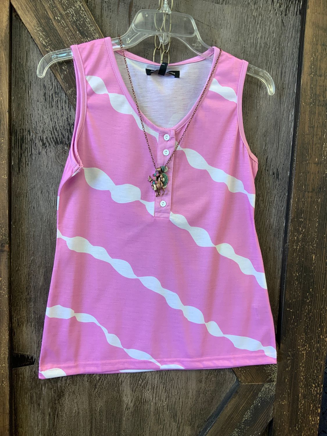 LADIES TYE DIE TOP, Color: Pink, Size: S