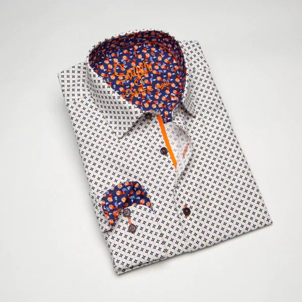 MEN'S L/S COMPTON BUTTON DRESS SHIRT, Color: Lemon, Size: S