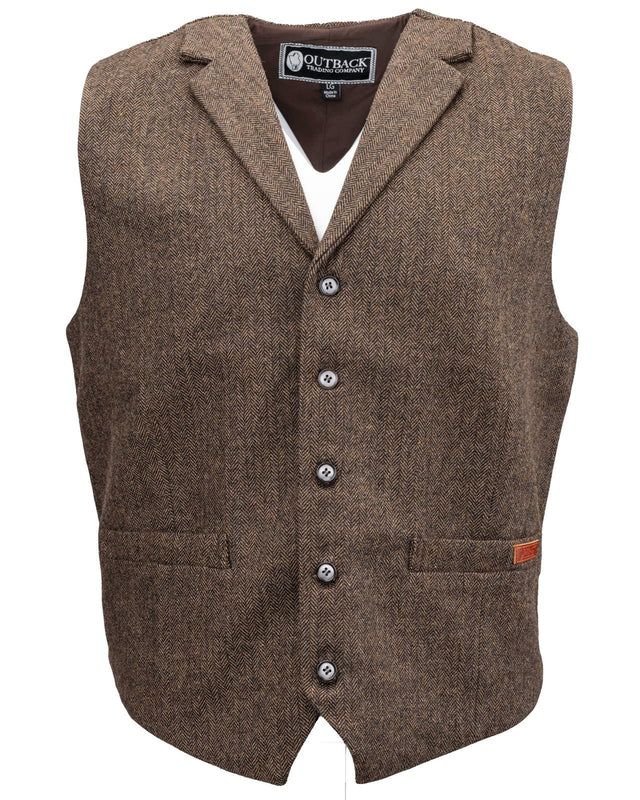 OUTBACK JESSIE VEST, Color: DarkBrown, Size: Sm