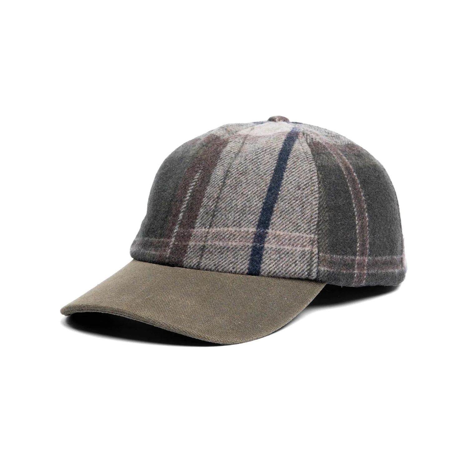 CROWN WOODLAND PLAID BALLCAP, Style: 1 9683715, Size: Med, Color: Woodland