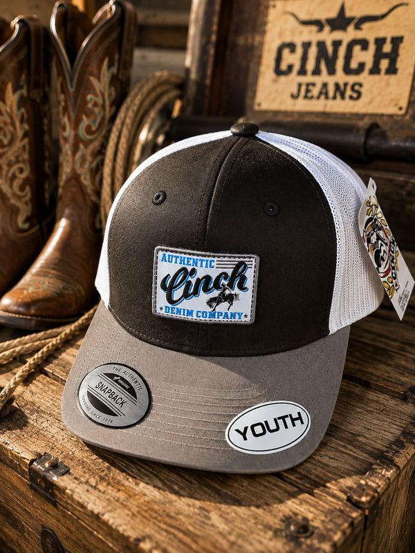 CINCH YOUTH CAP BROWN