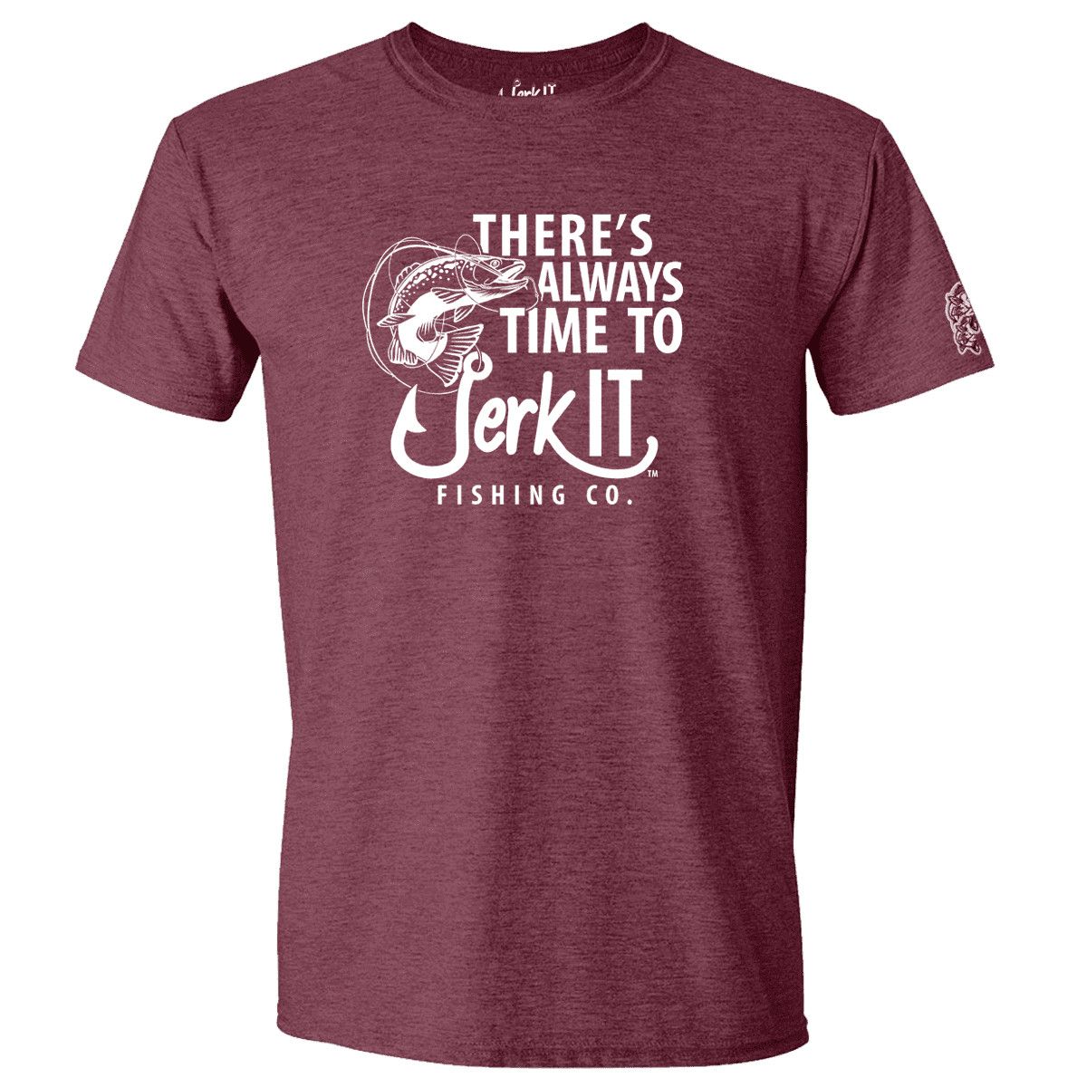 JERK IT T-SHIRT THERE’S ALWAYS TIME , Color: Multi, Size: Med