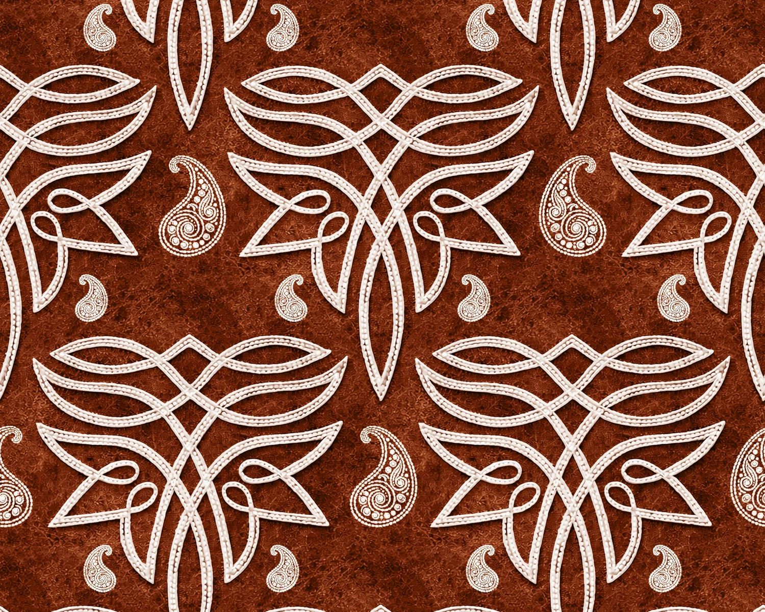 Boot Stitch Wild Rag Brown