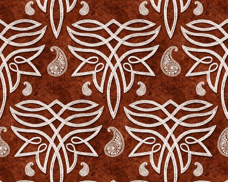 Boot Stitch Wild Rag Brown