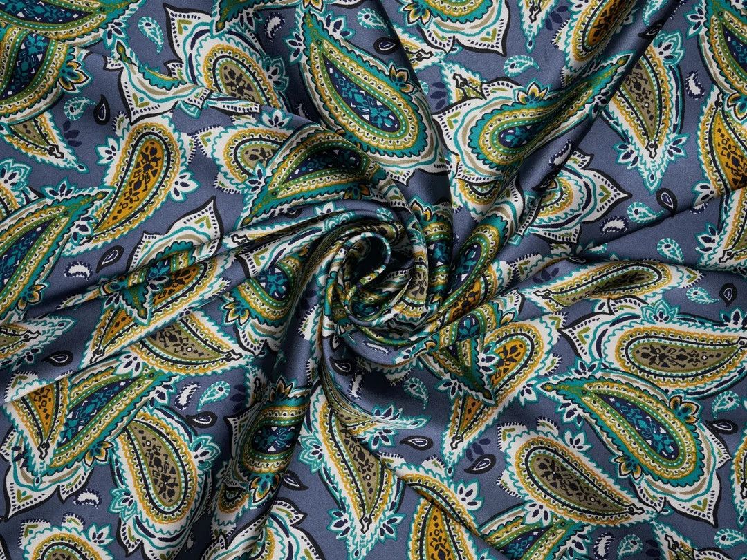 Paisley Wild Rag Grey